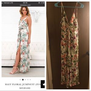 Nanamacs floral jumpsuit